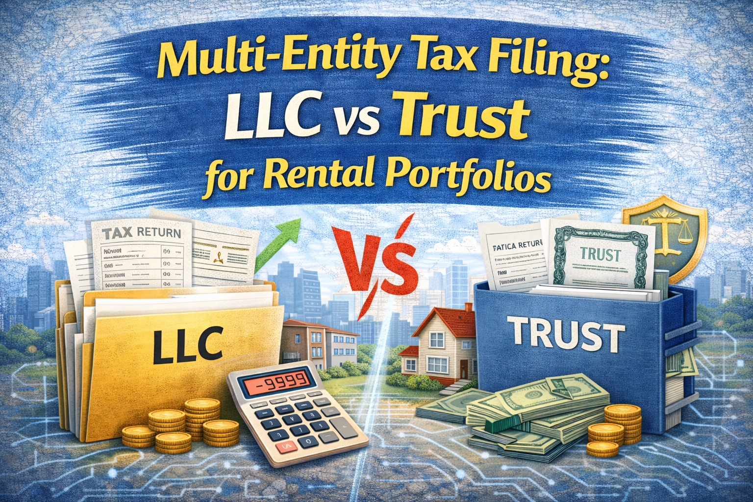 Multi-Entity Tax Filing: LLC vs Trust for Rental Portfolios