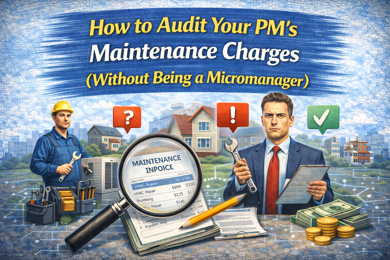 How to Audit Your PM's Maintenance Charges (Without Being a Micromanager)